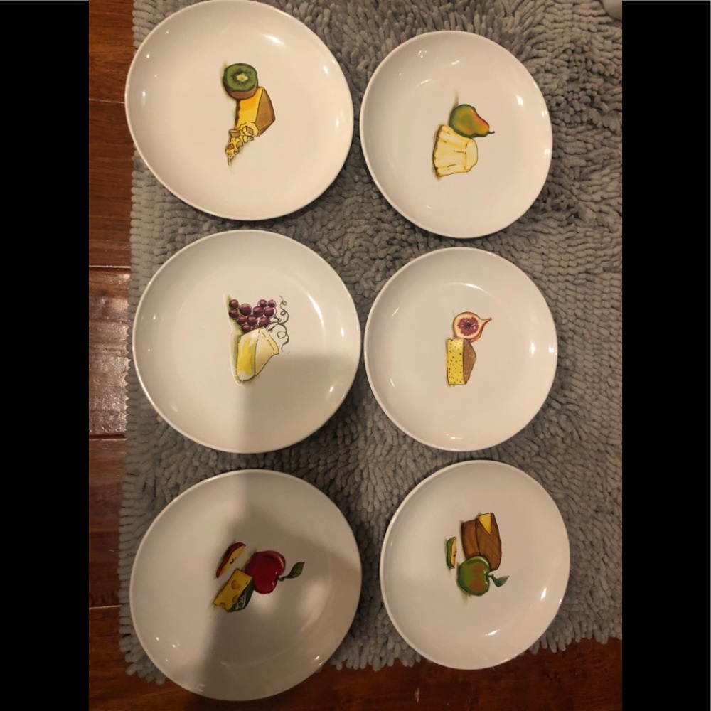 Morgan Newbury dessert and appetizer (6)plates